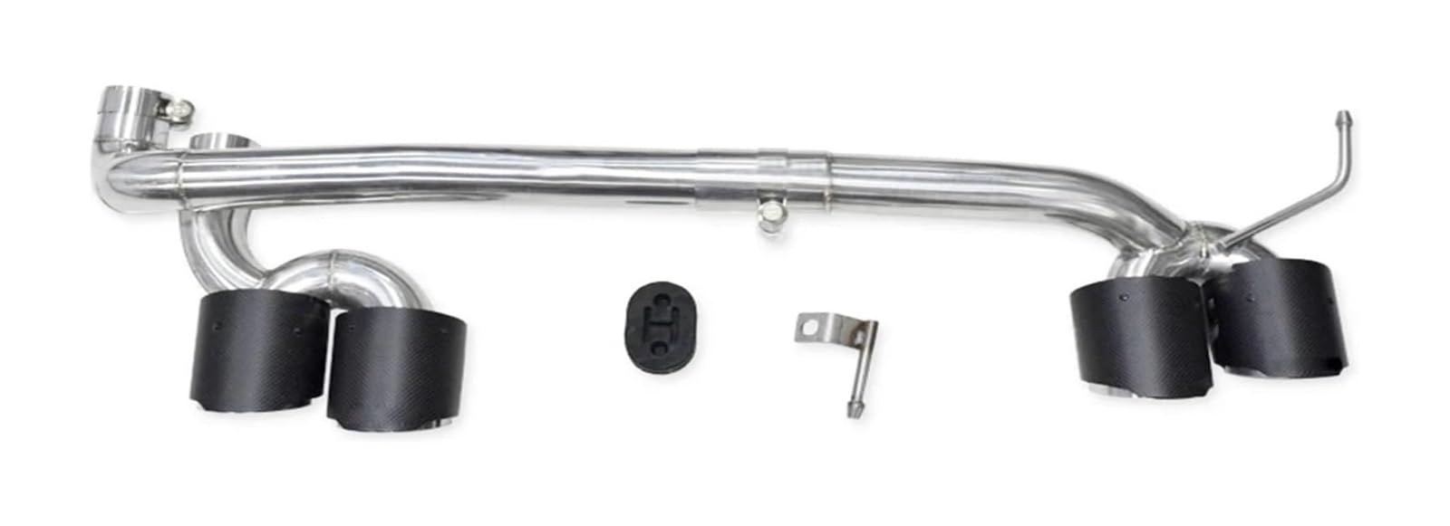 Auspuffblende Für B&MW F30 F31 320i 330i 328i 2017 2018 2019 Up Für M3 Dual Auspuff Spitze Look Quad Schwanz Rohr Schalldämpfer Düse System(Carbon a 48mm) von FAHBSTR
