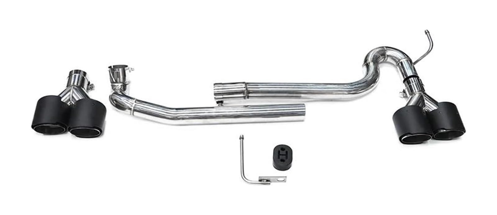 Auspuffblende Für B&MW Für F10 F11 520i 523i 525i 528i 530i Bis Zu Für M5 Dual Auspuffrohr Look Quad Schalldämpfer Spitze Schwanz(Carbon a) von FAHBSTR