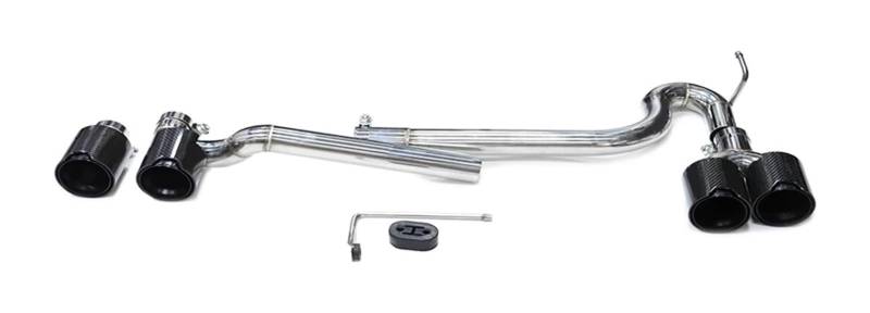 Auspuffblende Für B&MW Für F10 F11 520i 525i 530i Up Für G30 G31 Für M5 Quad Auto Auspuffblende Carbon Fiber Schalldämpfer Endrohr System Düse(Carbon B) von FAHBSTR