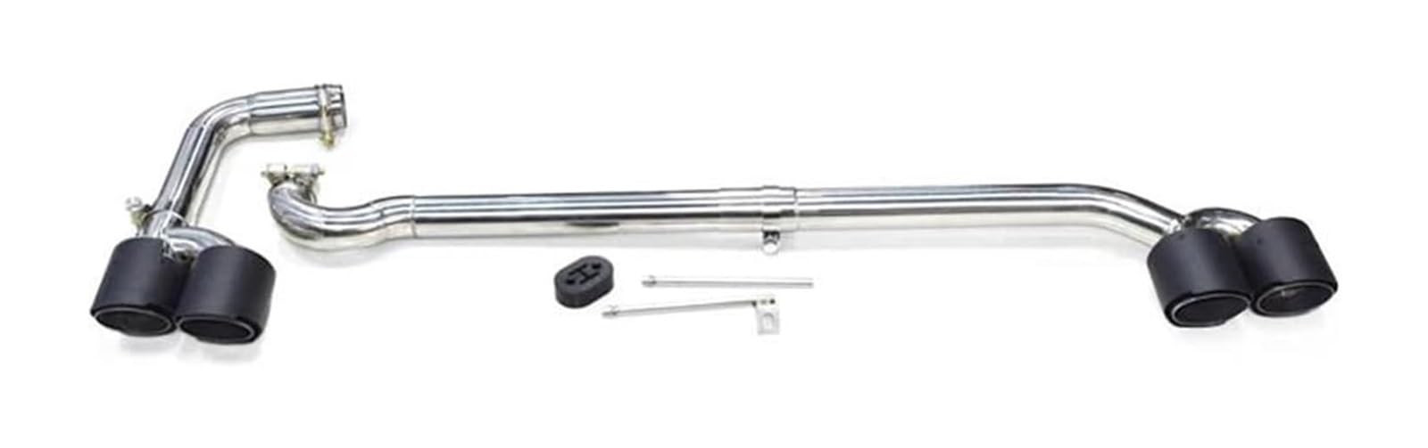Auspuffblende Für B&MW Für F25 X3 F26 X4 2011-2016 304 Edelstahl Auto Auspuff Spitze Schalldämpfer Quad Schwanz Rohr System Düse(Onecolor) von FAHBSTR