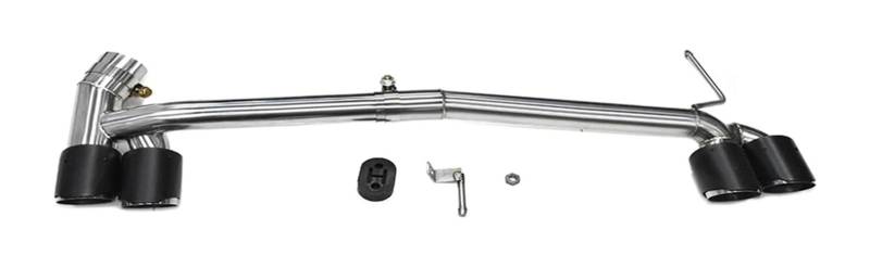 Auspuffblende Für B&MW Für F30 F31 318i F32 420i 418i 2013 2014 2015 2016 Quad Auto Auspuffblende Endrohr Carbon Schalldämpfersystem(Carbon a) von FAHBSTR