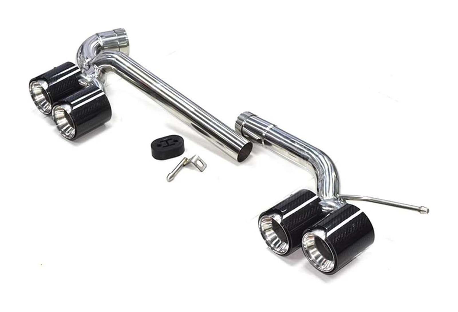 Auspuffblende Für B&MW Für F30 F31 320i 318i 2013-2016 Upgrade Für M3 Quad Auto Auspuff Tipp Endrohr Stoßstange Carbon Fiber System(Carbon B) von FAHBSTR
