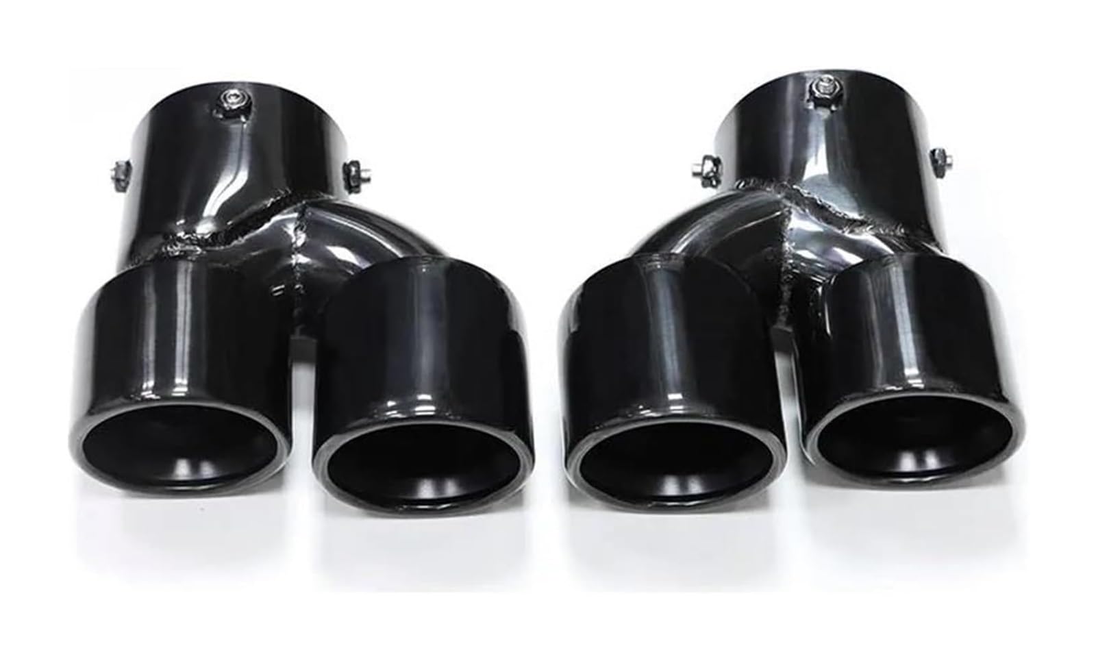 Auspuffblende Für B&MW Für G23 Für M440i G20 G21 Für M340i G42 Für M240i 2021 2022 Carbon Fiber Endrohr Dual System Düse Schalldämpfer(Schwarz) von FAHBSTR