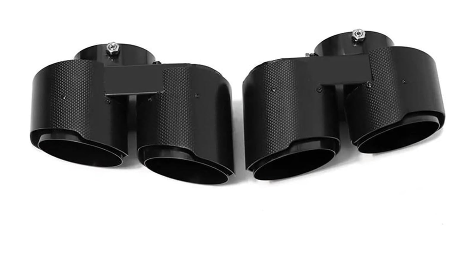 Auspuffblende Für B&MW Für X5 G05 X6 G06 X7 G07 2019+ Quad Carbon Fiber Auspuff Schalldämpfer Spitze Endrohr System Düse(Carbon B) von FAHBSTR