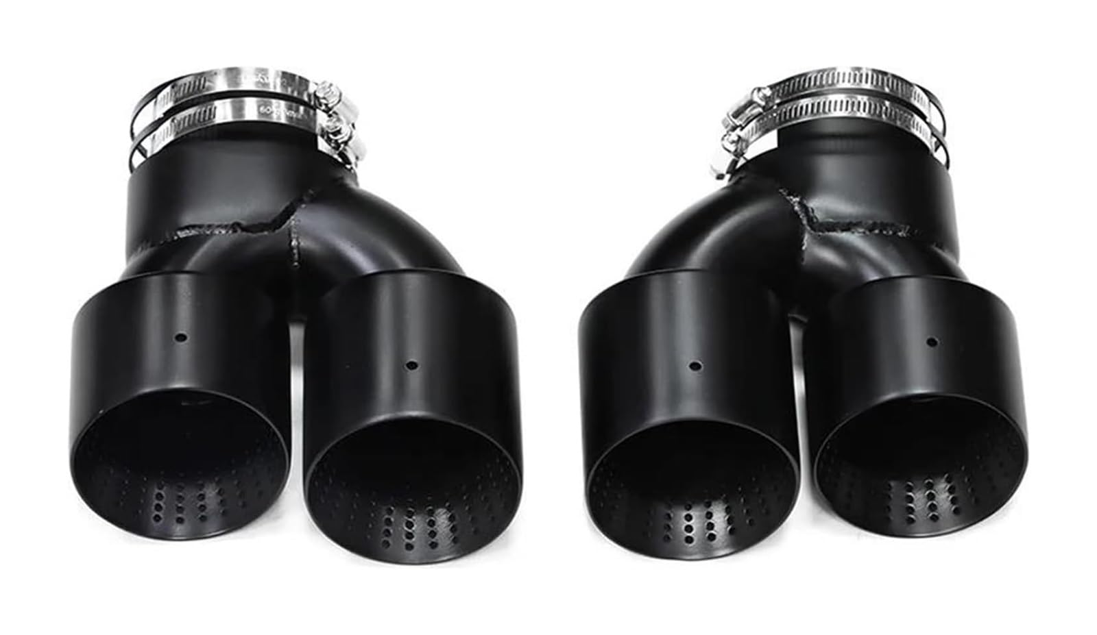 Auspuffblende Für B&MW G22 G23 G26 440i 2019+ Auto Carbon Fiber Auspuff Endrohr Edelstahl Schalldämpfer Spitze Düse(Black C) von FAHBSTR