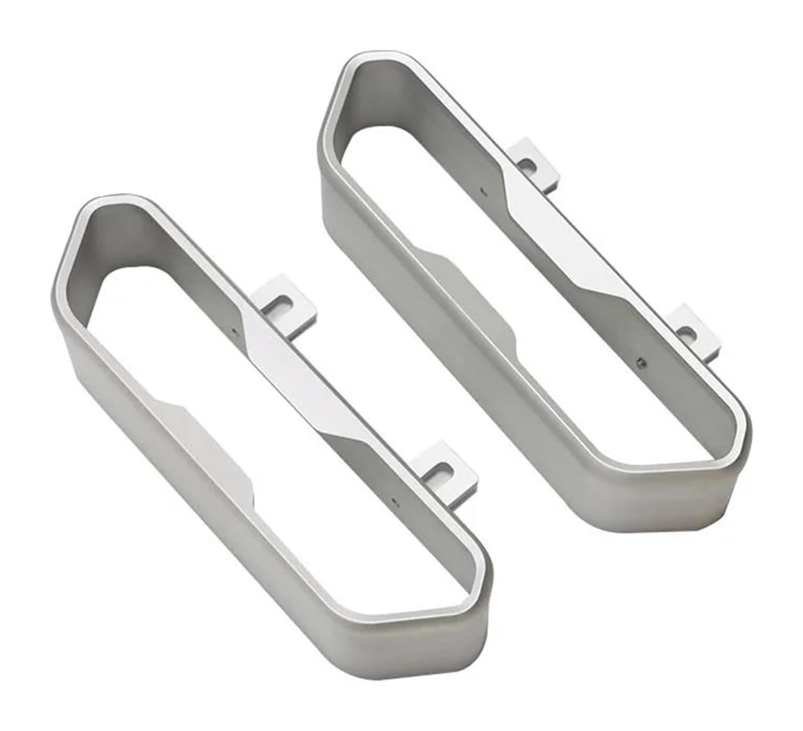 Auspuffblende Für B&enz Für G-Klasse G63 G500 G55 W463 Auto Auspuffendrohr Schalldämpfersystem Düse Edelstahl Endrohr 2 Stück(Alu Silver) von FAHBSTR