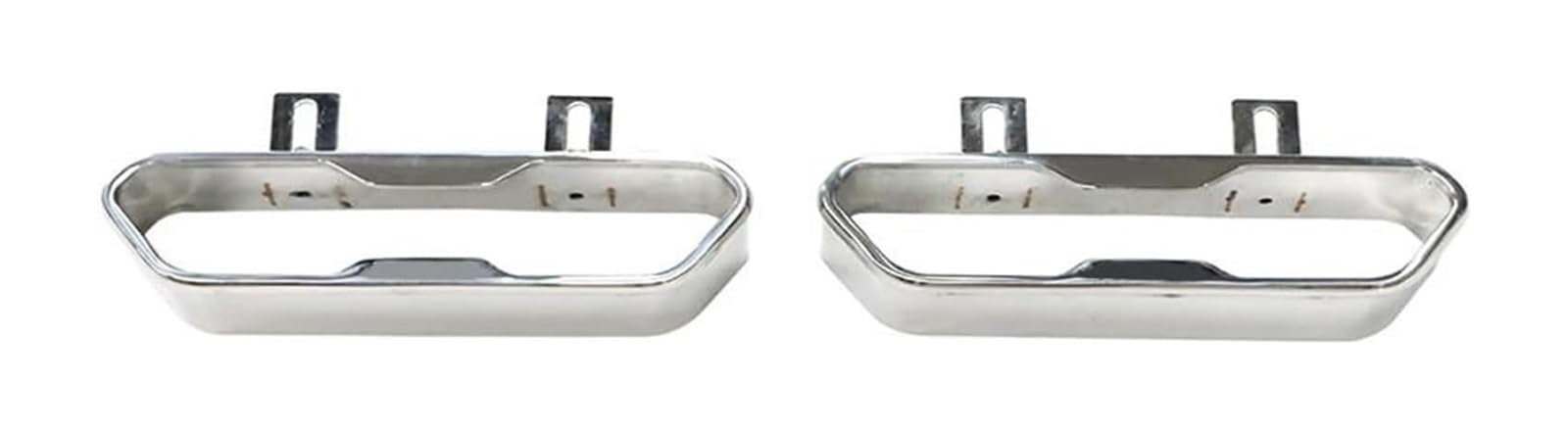 Auspuffblende Für B&enz Für G-Klasse G63 G500 G55 W463 Auto Auspuffendrohr Schalldämpfersystem Düse Edelstahl Endrohr 2 Stück(Ss Silver) von FAHBSTR
