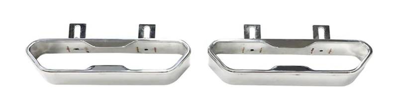 Auspuffblende Für B&enz Für G-Klasse G63 G500 G55 W463 Auto Auspuffendrohr Schalldämpfersystem Düse Edelstahl Endrohr 2 Stück(Ss Silver) von FAHBSTR