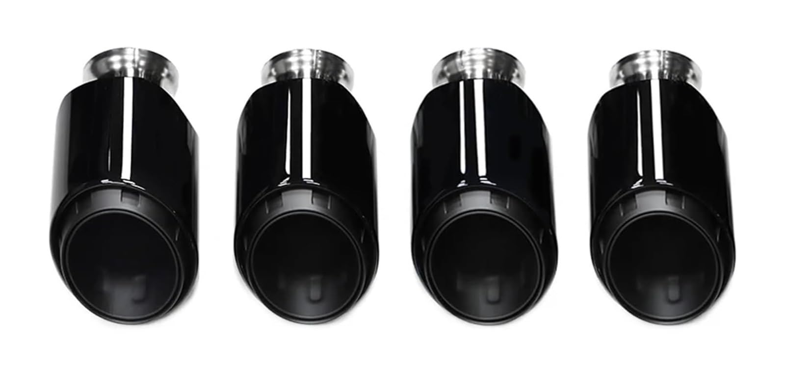 Auspuffblende Für Cayenne Für Turbo 4.8T 2011-2014 Ersatz Schalldämpfer Header Edelstahl Endrohrdüsen Auspuffsystem(Triple Black) von FAHBSTR