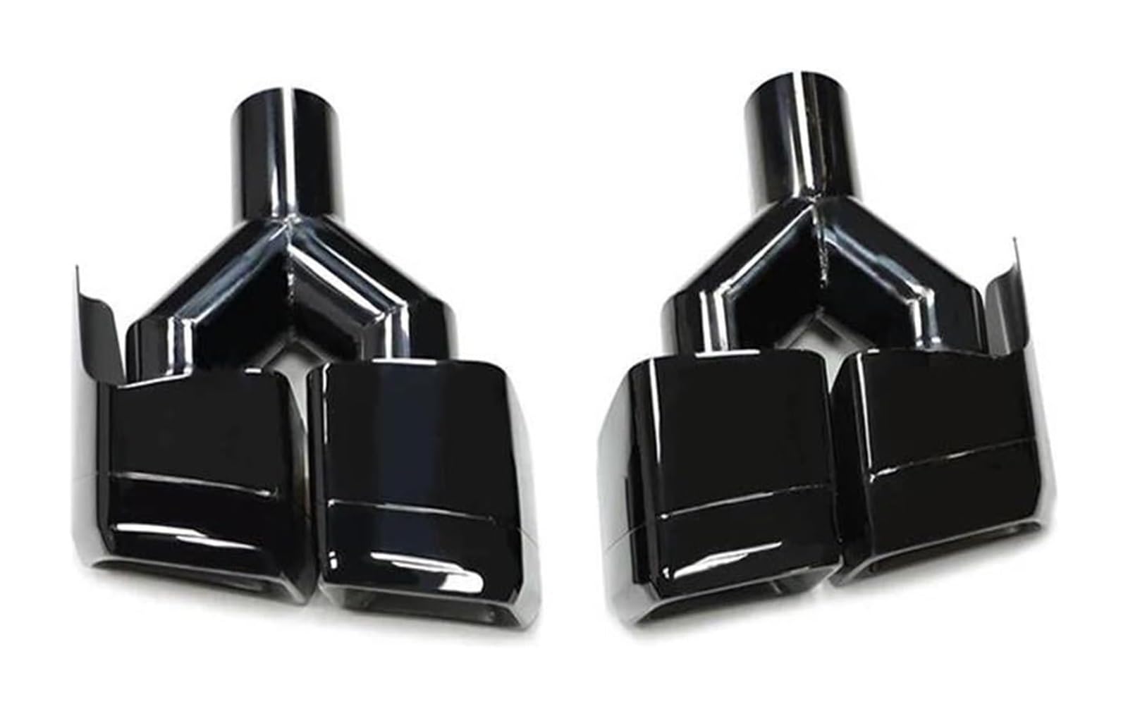 Auspuffblende Für Mercedes Für B&enz W218 CLS320 CLS300 CLS500 CLS63 4 Outlet Quadratisches Endrohr Edelstahl Schalldämpfer Auspuffblende von FAHBSTR