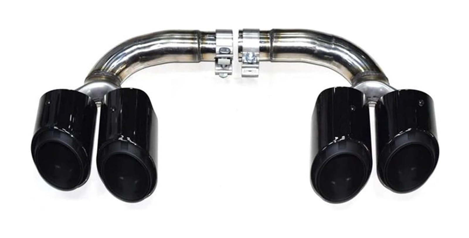 Auspuffblende Für VW Für T&OUAREG 2.0t 3.0t 2019-2023 Quad Car Auspuffblende Schalldämpfersystem Düse Edelstahl Endrohr(2.0T Petrol Black A) von FAHBSTR