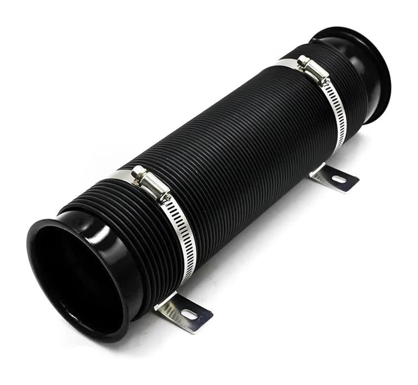 Auto Entlüftungsrohr 76 Mm Erweiterbares Kaltluftansaugset Modifikationszubehör Teleskoprohr Belüftungsrohr Air Box Ansaugschlauch(Schwarz) von FAHBSTR