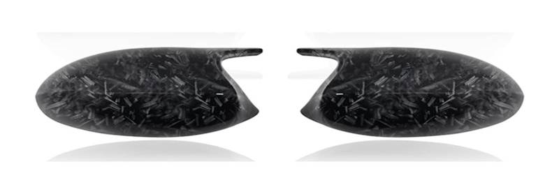 Auto Rückspiegel Kappe Für B&MW 3er E92 E93 Pre-LCI 2006-2009 ABS Carbonfaserfarbe Rückspiegel-Abdeckkappe Ersetzen Türrückansicht(Forged Carbon Look) von FAHBSTR
