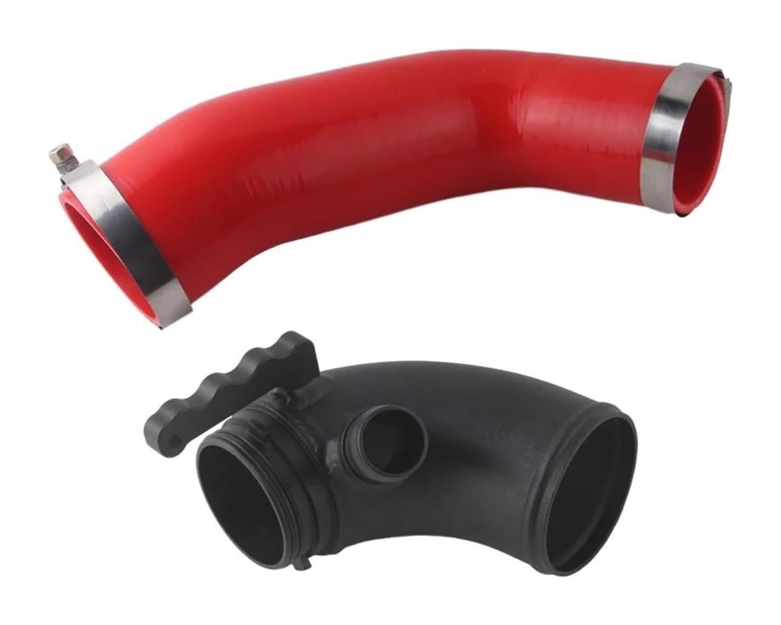 FÜR SEAT FÜR Leon MK3 1,8 T 2,0 T FÜR Cupra 5F 1,8 T 2,0 T Auto Turbo Einlass Outlet Upgrade Rohre Ansaugrohre Turbo Schalldämpfer Air Box Ansaugschlauch(RED HOSE A) von FAHBSTR