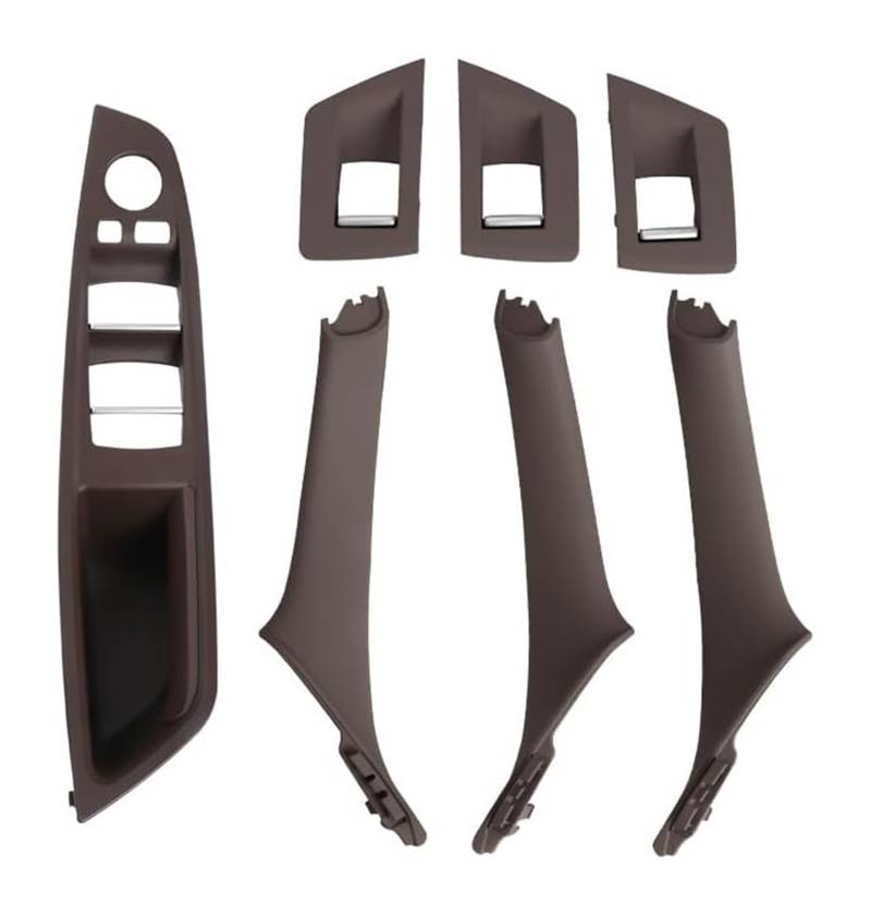 Für 5er-Serie Für F10 F11 Auto-Innentürgriffverkleidung Pull Trim Cover Fensterschalter Set Lift Control Button Hauptschalter Für Elektrische Fensterhebe(LHD Moka) von FAHBSTR