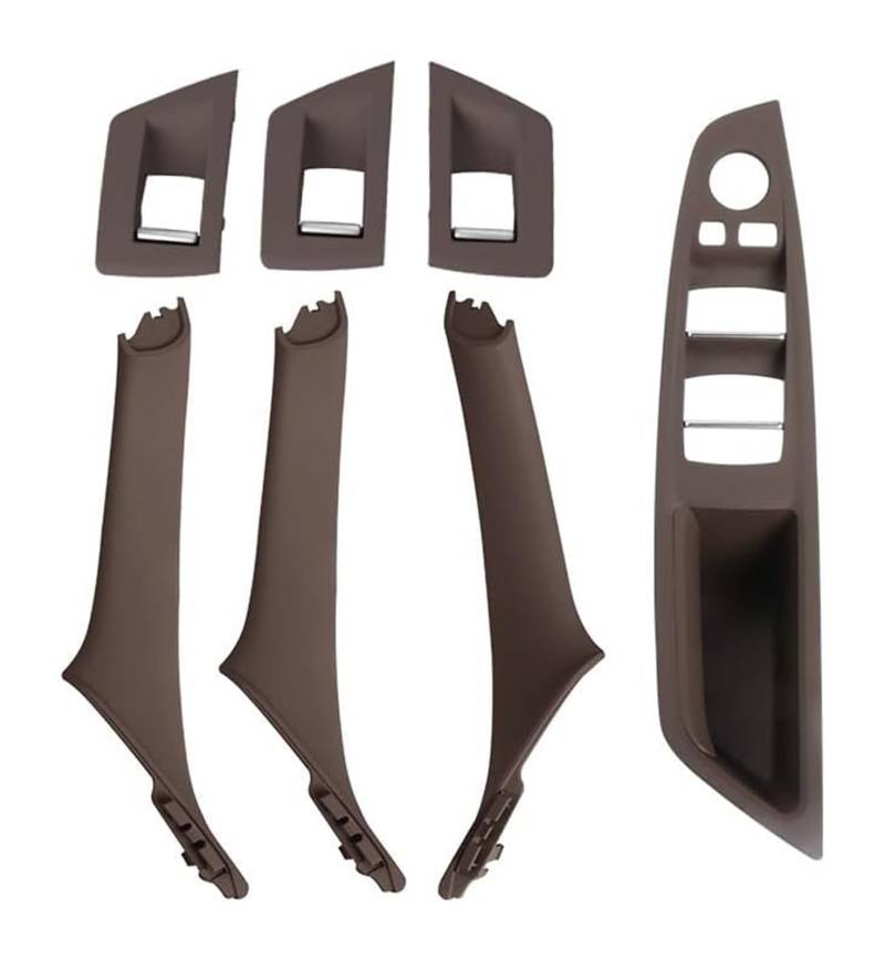 Für 5er-Serie Für F10 F11 Auto-Innentürgriffverkleidung Pull Trim Cover Fensterschalter Set Lift Control Button Hauptschalter Für Elektrische Fensterhebe(RHD Moka) von FAHBSTR