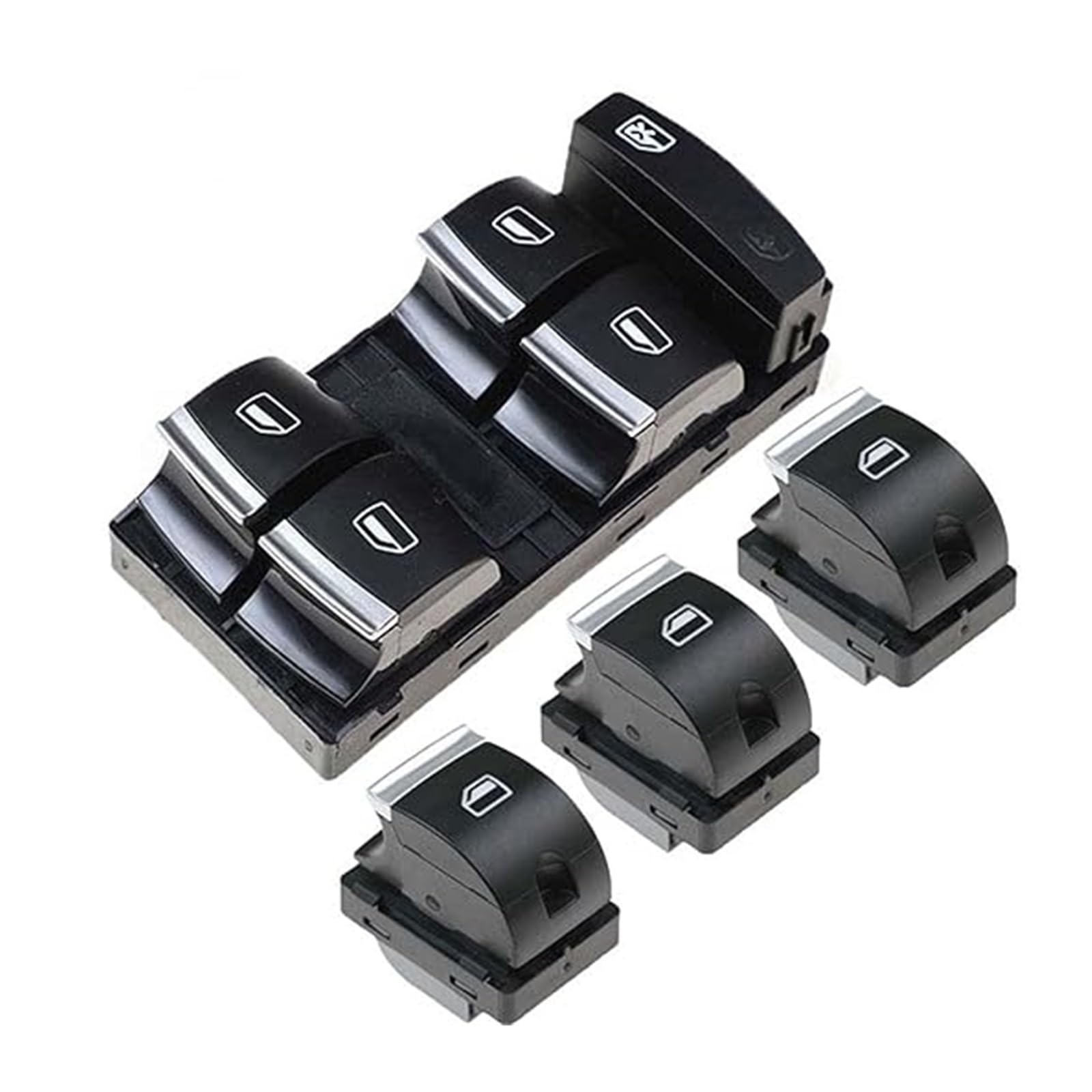 Für A3 Sportback A6 Q7 Auto Power Elektrische Panel Fenster Master Control Schalter Taste 4F0959855B 4F0959851H Hauptschalter Für Elektrische Fensterhebe(Switch And Button) von FAHBSTR