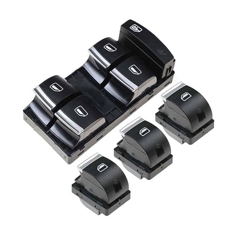 Für A3 Sportback A6 Q7 Auto Power Elektrische Panel Fenster Master Control Schalter Taste 4F0959855B 4F0959851H Hauptschalter Für Elektrische Fensterhebe(Switch And Button) von FAHBSTR
