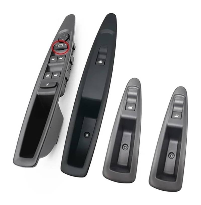 Für C4 2004 2005 2006 2007 2008 2009 2010 Auto Lift Control Schalter Taste Power Fensterheber 4 Teile/satz Hauptschalter Für Elektrische Fensterhebe(Automatic) von FAHBSTR