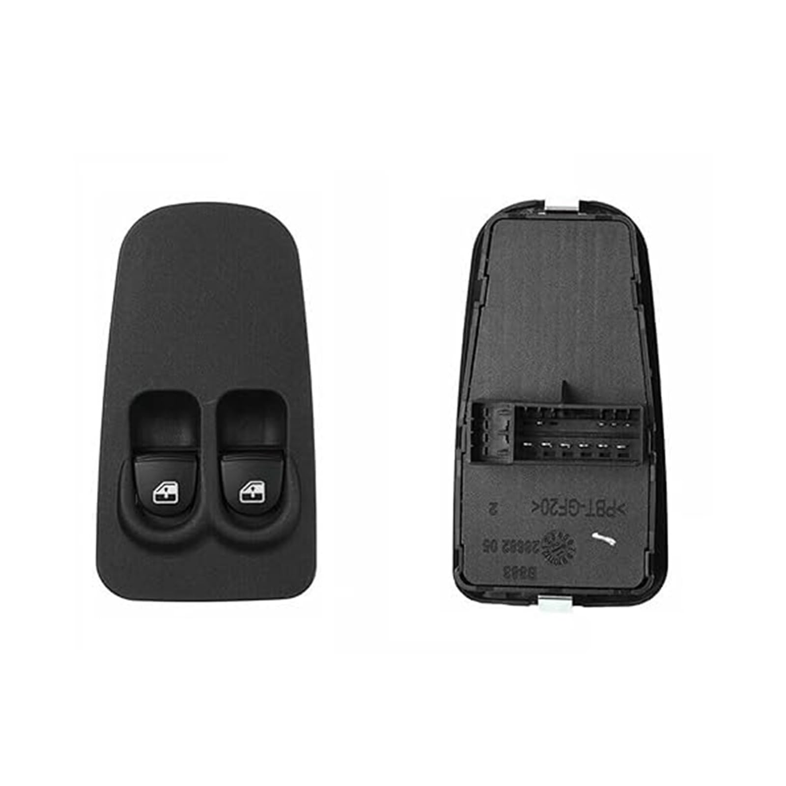Für Fiat Für Lancia Ypsilon 1,2 JTD 2003-2011 735360605 735360604 Power Fenster Schalter Glas Lift Controller Vorne Links Und Rechts Hauptschalter Für Elektrische Fensterhebe(735360604) von FAHBSTR