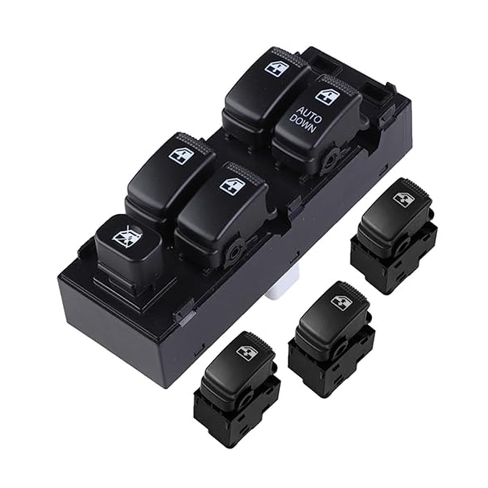 Für Hyundai Getz 2003-2010 Für Matrix 2006-2011 Auto Master Elektrische Fensterheber Schalter Teile 93570-1C110 935701C110 Hauptschalter Für Elektrische Fensterhebe(Right set) von FAHBSTR