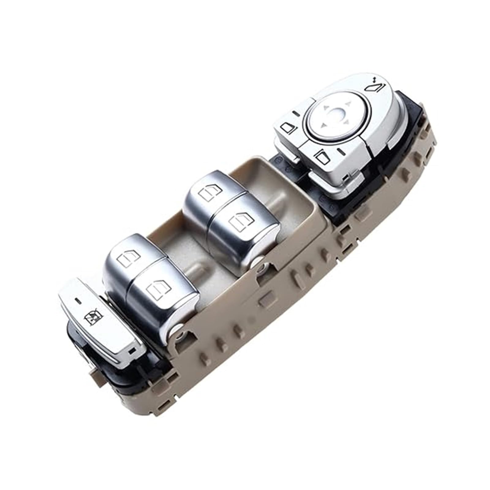 Für Mercedes Für B&enz C Klasse W205 S205 X253 C200 C300 C350 C63 Für AMG Auto Power Fenster Schalter Master Control Taste Hauptschalter Für Elektrische Fensterhebe(Beige-switch) von FAHBSTR