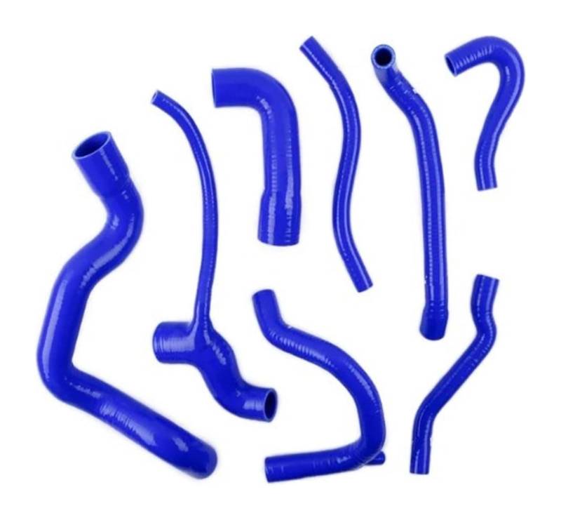 Für O&pel Für Corsa A Für Gsi Auto Silikon Kühlmittel Schlauch Kit Leistung Druck Air Intake Air Box Ansaugschlauch(Blau) von FAHBSTR