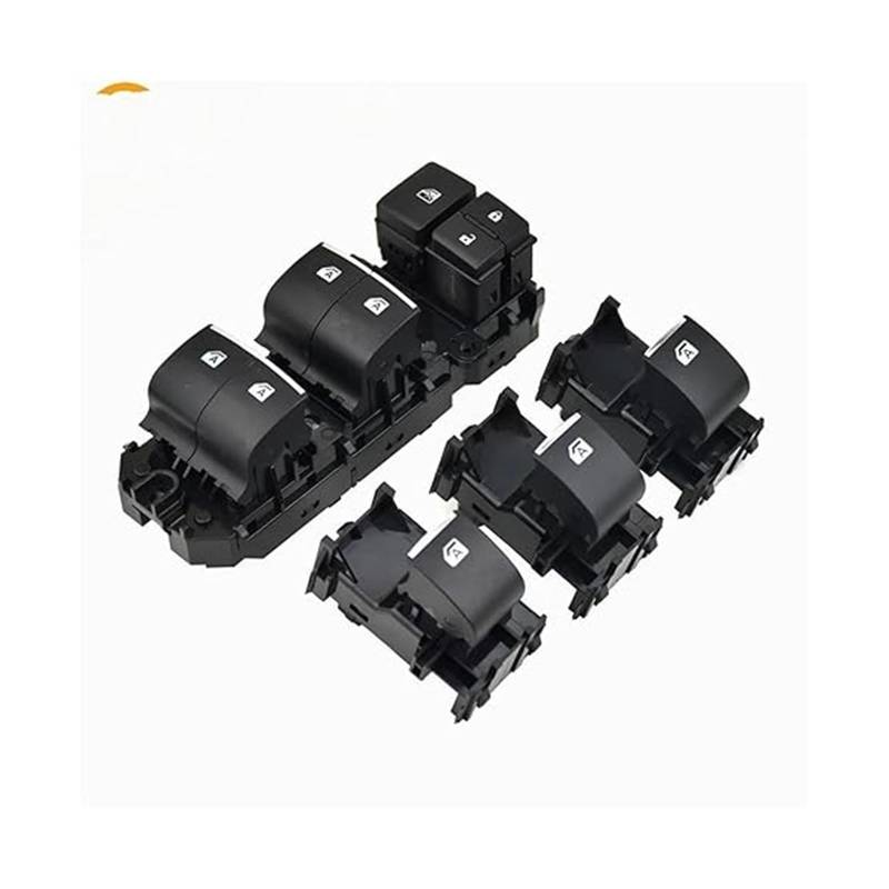 Für T&oyota Für RAV4 Für RAV 4 Für 0CHR 2019 2020 Eisblaue Hintergrundbeleuchtung Fensterheber-Tastenschalter Linker Fahrerregler Hauptschalter Für Elektrische Fensterhebe(Black Border set) von FAHBSTR