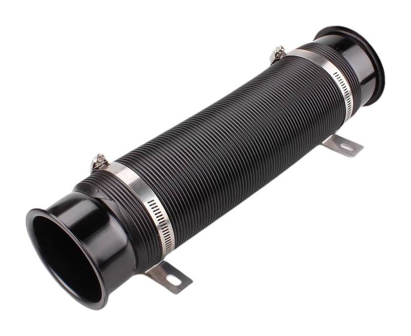 Lufteinlass,76 Mm Auto Kaltluft Turbo Einlassrohr Verstellbar Flexibler Kanal Schlauch Entlüftung Air Box Ansaugschlauch von FAHBSTR