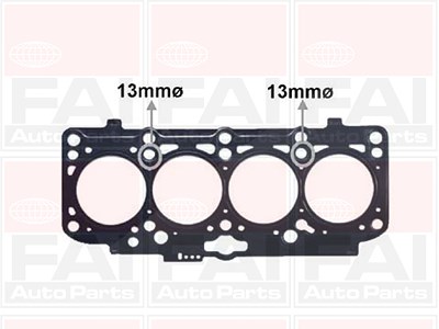 Fai Autoparts Dichtung, Zylinderkopf [Hersteller-Nr. HG1011A] für Audi, Seat, Skoda, VW von FAI AutoParts