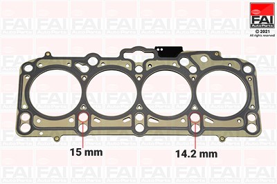 Fai Autoparts Dichtung, Zylinderkopf [Hersteller-Nr. HG1012A] für Audi, Ford, Seat, Skoda, VW von FAI AutoParts