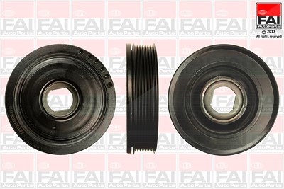 Fai Autoparts Riemenscheibe, Kurbelwelle [Hersteller-Nr. FVD1021] für Fiat, Mercedes-Benz, Nissan, Opel, Renault von FAI AutoParts