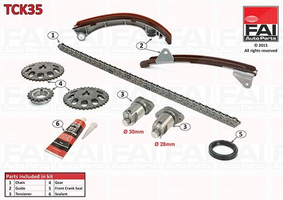 Fai Autoparts Steuerkettensatz [Hersteller-Nr. TCK35] für Lotus, Toyota von FAI AutoParts