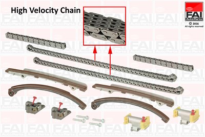 Fai Autoparts Steuerkettensatz [Hersteller-Nr. TCK89L] für Daimler, Jaguar von FAI AutoParts