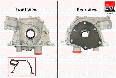 Fai Autoparts Ölpumpe [Hersteller-Nr. OP317] für Opel, Saab von FAI AutoParts