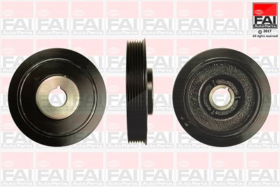 Fai Autoparts Riemenscheibe, Kurbelwelle [Hersteller-Nr. FVD1007] für Citroën, Fiat, Lancia, Peugeot von FAI AutoParts