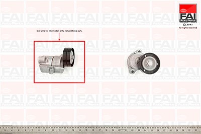 Fai Autoparts Spannarm, Keilriemen [Hersteller-Nr. T1007] für Opel, Vauxhall von FAI AutoParts