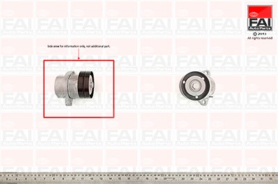 Fai Autoparts Spannarm, Keilriemen [Hersteller-Nr. T1009] für Chevrolet, Daewoo, Lada, Opel, Vauxhall von FAI AutoParts