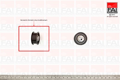 Fai Autoparts Spannrolle, Zahnriemen [Hersteller-Nr. T9309] für Audi, Ford, Seat, VW von FAI AutoParts