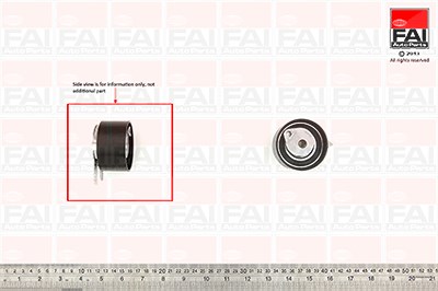 Fai Autoparts Spannrolle, Zahnriemen [Hersteller-Nr. T9518] für Dacia, Nissan, Renault, Suzuki von FAI AutoParts