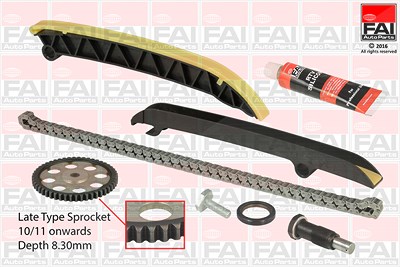 Fai Autoparts Steuerkettensatz [Hersteller-Nr. TCK208L] für Audi, Seat, Skoda, VW von FAI AutoParts