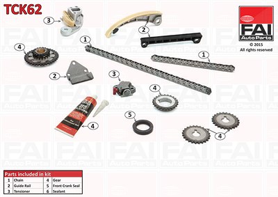 Fai Autoparts Steuerkettensatz [Hersteller-Nr. TCK62] für Suzuki von FAI AutoParts