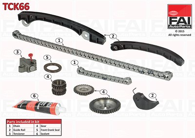 Fai Autoparts Steuerkettensatz [Hersteller-Nr. TCK66] für Nissan von FAI AutoParts