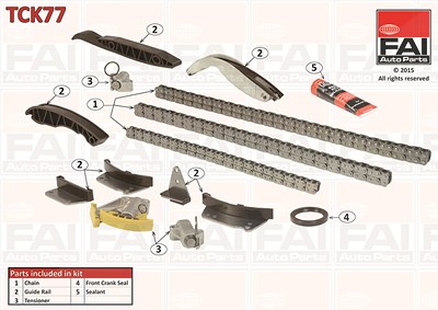 Fai Autoparts Steuerkettensatz [Hersteller-Nr. TCK77] für Hyundai, Kia von FAI AutoParts