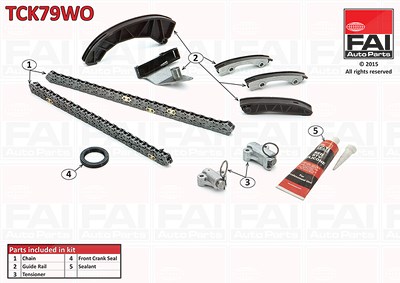 Fai Autoparts Steuerkettensatz [Hersteller-Nr. TCK79WO] für Hyundai, Kia von FAI AutoParts