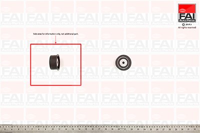 Fai Autoparts Umlenk-/Führungsrolle, Zahnriemen [Hersteller-Nr. T9262] für Opel von FAI AutoParts