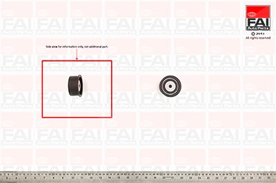 Fai Autoparts Umlenk-/Führungsrolle, Zahnriemen [Hersteller-Nr. T9262] für Opel, Vauxhall von FAI AutoParts