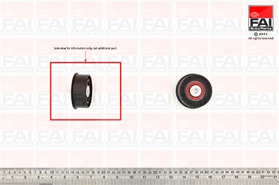 Fai Autoparts Umlenk-/Führungsrolle, Zahnriemen [Hersteller-Nr. T9400] für Opel, Saab, Vauxhall von FAI AutoParts