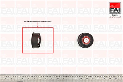 Fai Autoparts Umlenk-/Führungsrolle, Zahnriemen [Hersteller-Nr. T9400] für Opel, Saab von FAI AutoParts