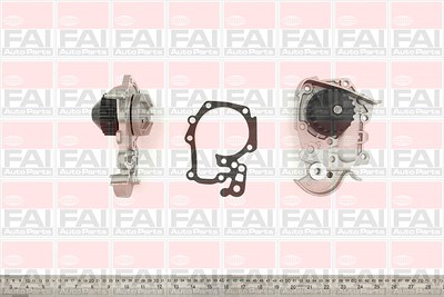 Fai Autoparts Wasserpumpe [Hersteller-Nr. WP6123] für Dacia, Renault von FAI AutoParts